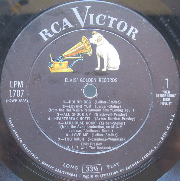 Elvis Presley - Elvis' Golden Records - LP