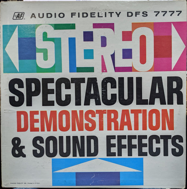 No Artist - Stereo Spectacular Demonstration & Sound Effects - LP