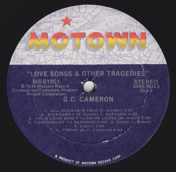 G.C. Cameron - Love Songs & Other Tragedies - LP