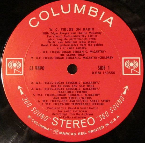 W.C. Fields - W.C. Fields On Radio With Edgar Bergen & Charlie McCarthy - LP