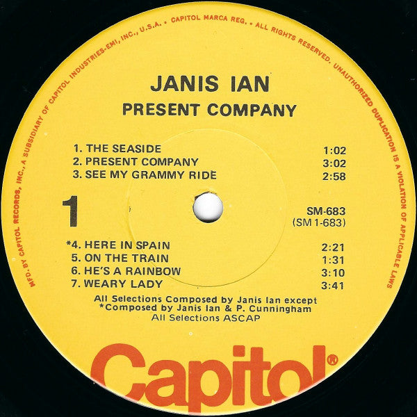 Janis Ian - Present Company