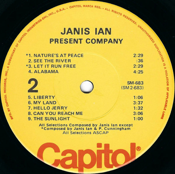 Janis Ian - Present Company