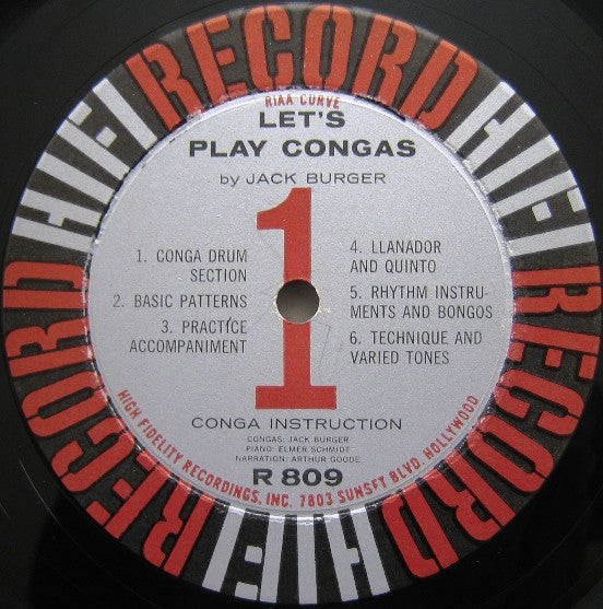 Jack Burger - Let's Play Congas - LP