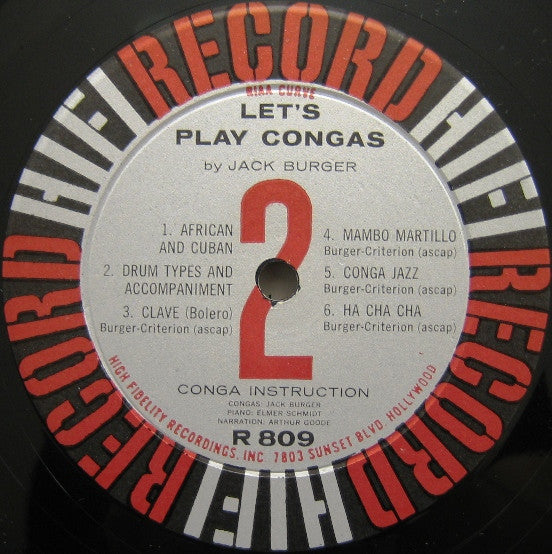 Jack Burger - Let's Play Congas - LP