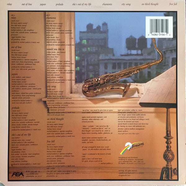 Michael Pedicin Jr* - City Song - LP