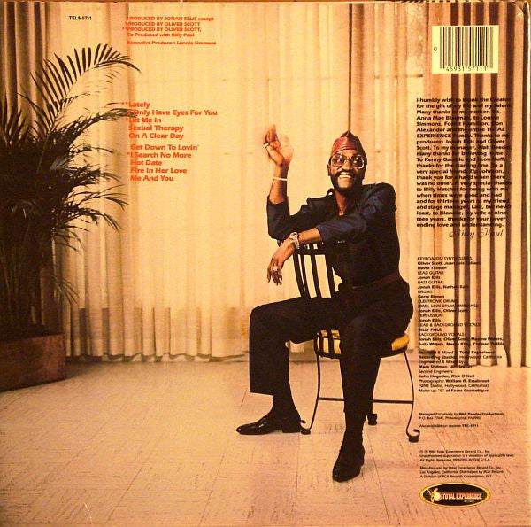 Billy Paul - Lately - LP