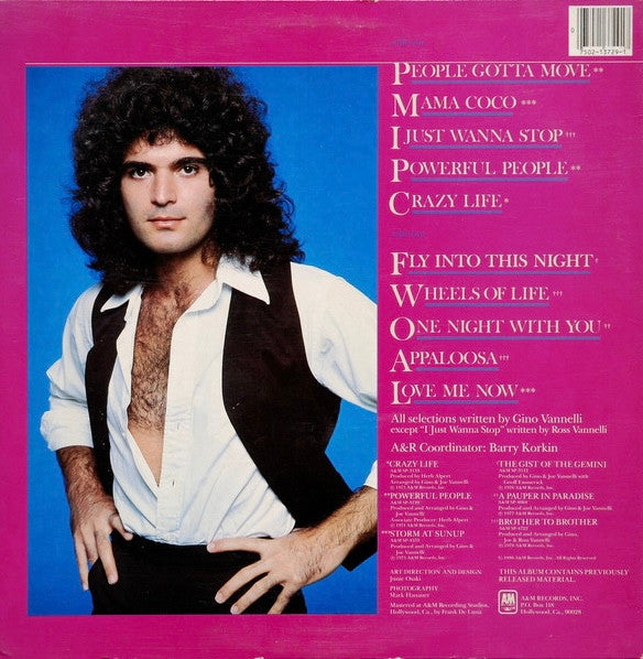 Gino Vannelli - The Best Of Gino Vannelli - LP