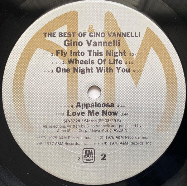 Gino Vannelli - The Best Of Gino Vannelli - LP