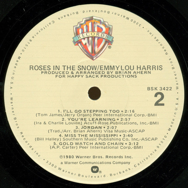 Emmylou Harris - Roses In The Snow - LP