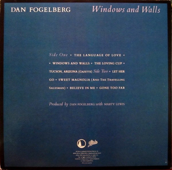 Dan Fogelberg - Windows And Walls - LP