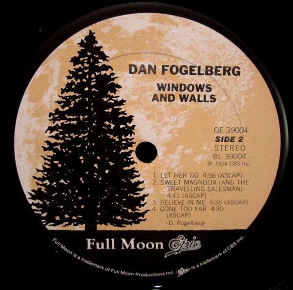 Dan Fogelberg - Windows And Walls - LP