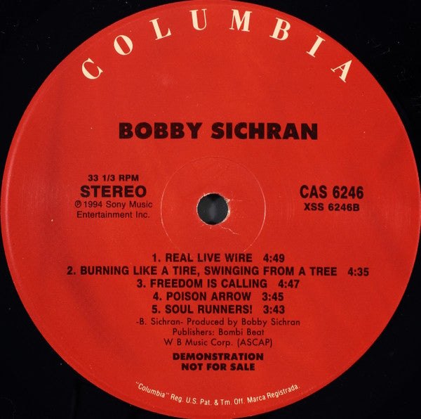 Bobby Sichran - From A Sympathetical Hurricane - LP