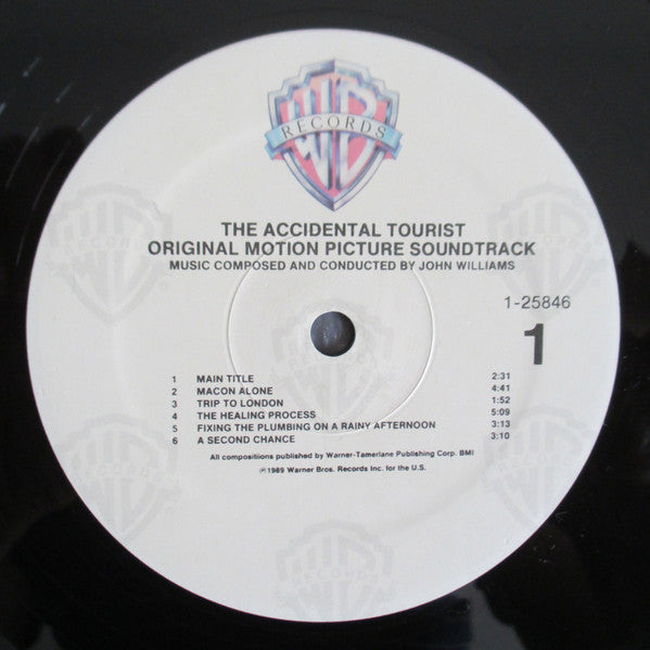 John Williams (4) - The Accidental Tourist (Original Motion Picture Soundtrack) - LP