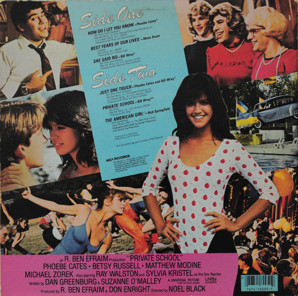 Various - Private School (Music From The Original Motion Picture Soundtrack) - LP
