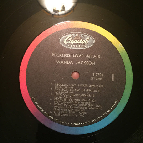 Wanda Jackson - Reckless Love Affair - LP