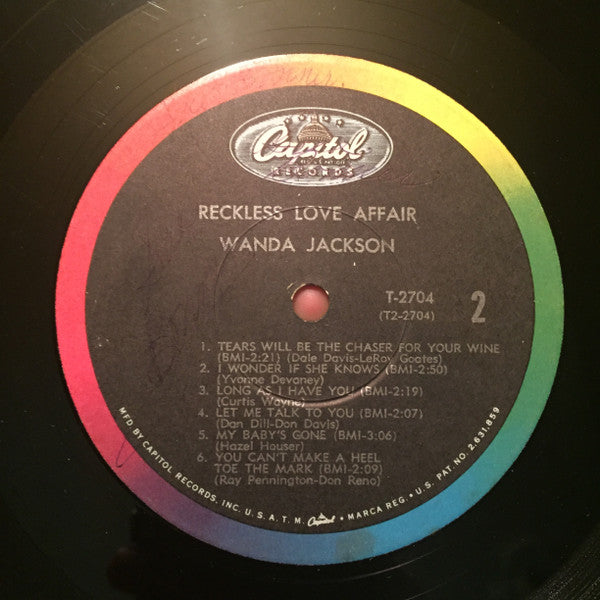 Wanda Jackson - Reckless Love Affair - LP