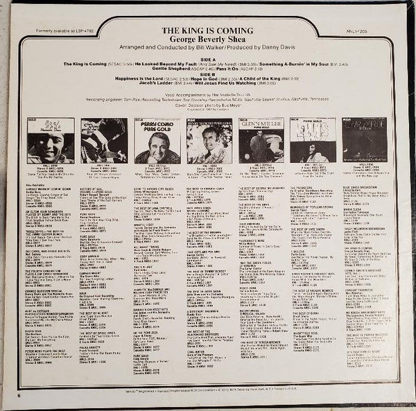 George Beverly Shea - The King Is Coming - LP