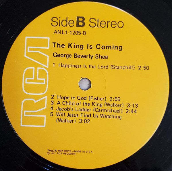 George Beverly Shea - The King Is Coming - LP