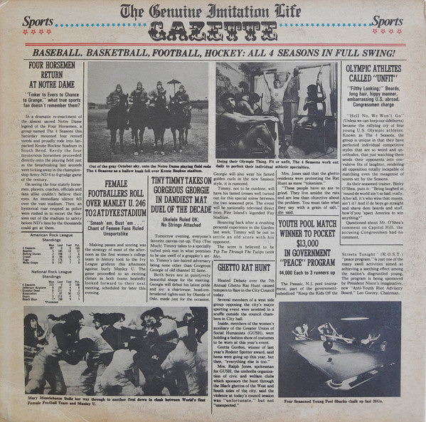 The 4 Seasons* - The Genuine Imitation Life Gazette - LP