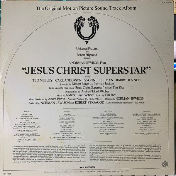 Various - Jesus Christ Superstar (The Original Motion Picture Sound Track Album) - LP
