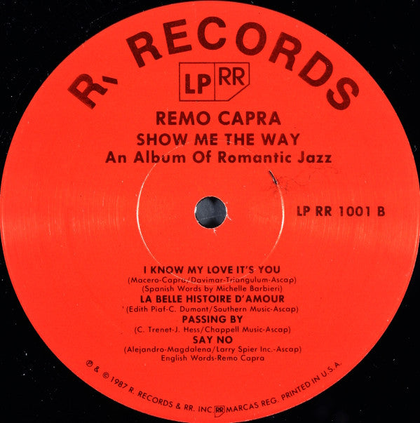 Remo Capra - Show Me The Way - LP