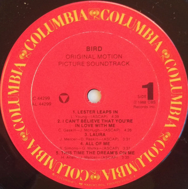 Bird (28) - Bird (Original Motion Picture Soundtrack) - LP