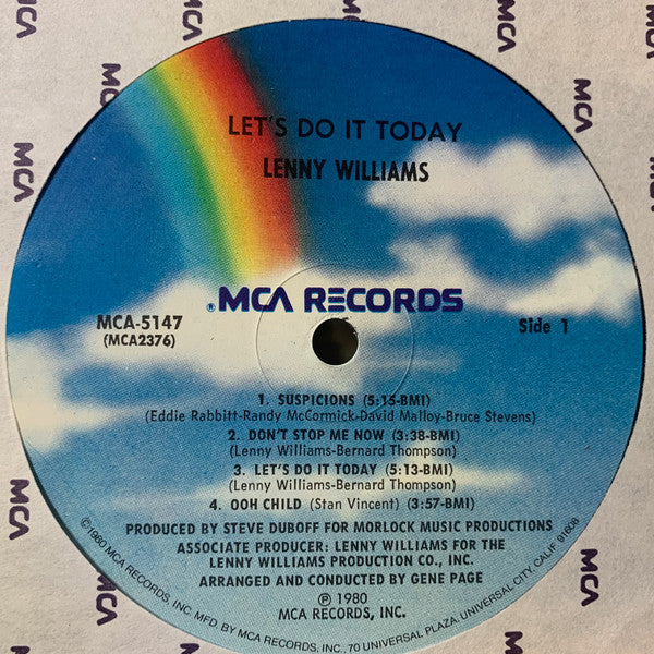 Lenny Williams - Let's Do It Today - LP