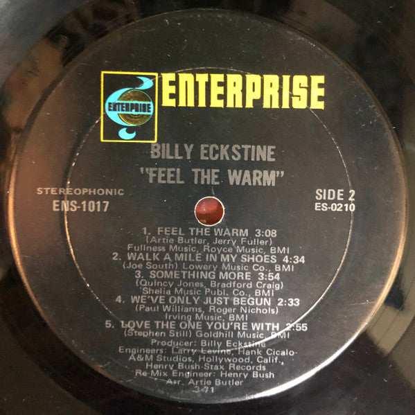 Billy Eckstine - Feel The Warm - LP