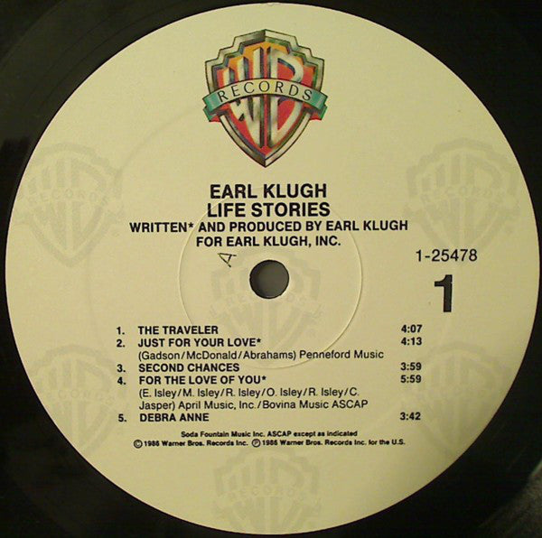 Earl Klugh - Life Stories - LP