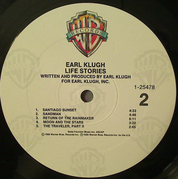 Earl Klugh - Life Stories - LP