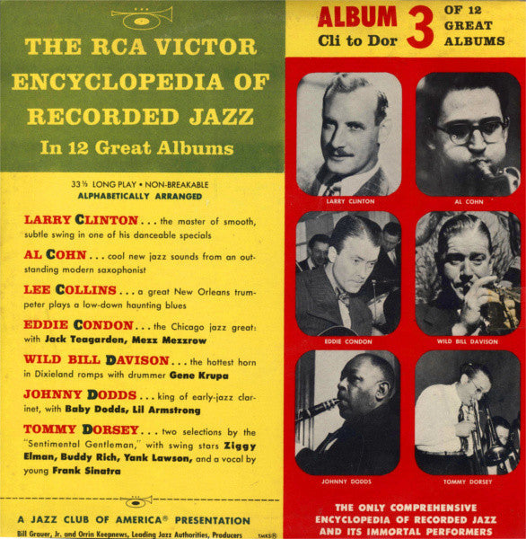 Various - The RCA Victor Encyclopedia Of Recorded Jazz: Album 3 - Cli To Dor - LP