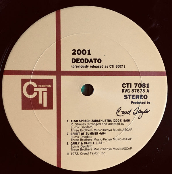Deodato* - Prelude - LP