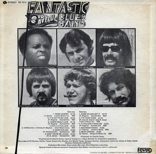 3rd Avenue Blues Band* - Fantastic - LP