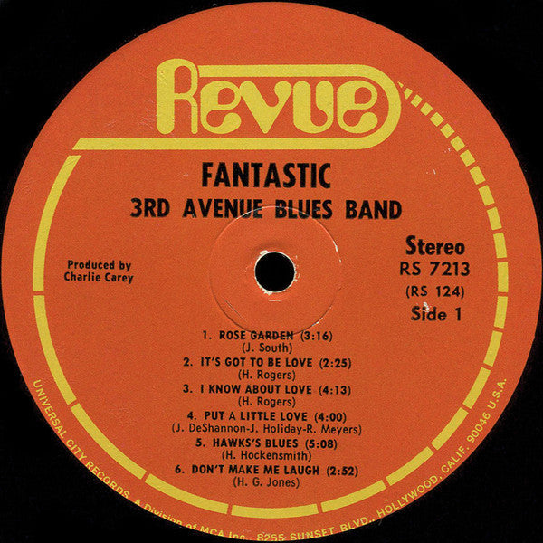 3rd Avenue Blues Band* - Fantastic - LP