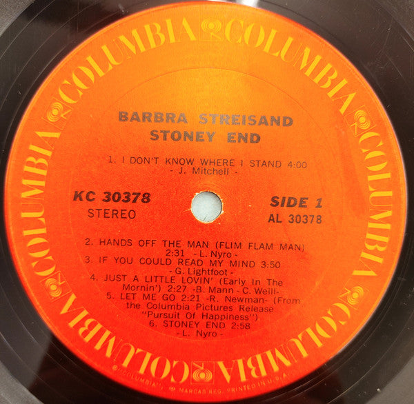 Barbra Streisand - Stoney End - LP