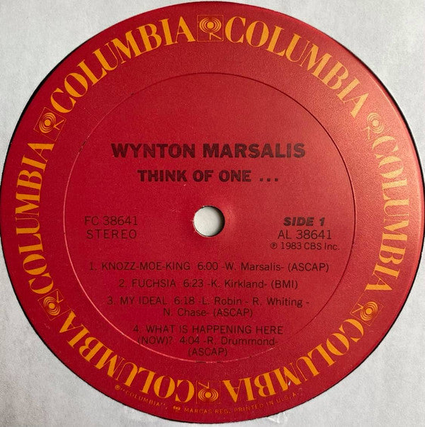 Wynton Marsalis - Think Of One - LP