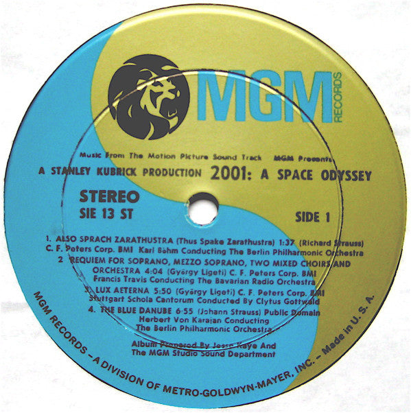 Various - 2001: A Space Odyssey (Music From The Motion Picture Sound Track) - LP