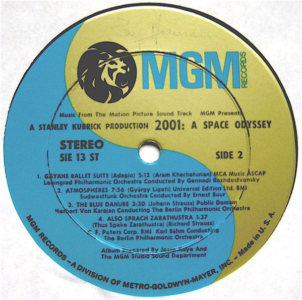 Various - 2001: A Space Odyssey (Music From The Motion Picture Sound Track) - LP