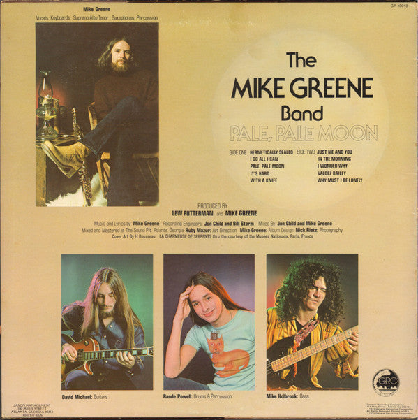 Mike Greene  - Pale, Pale Moon - LP