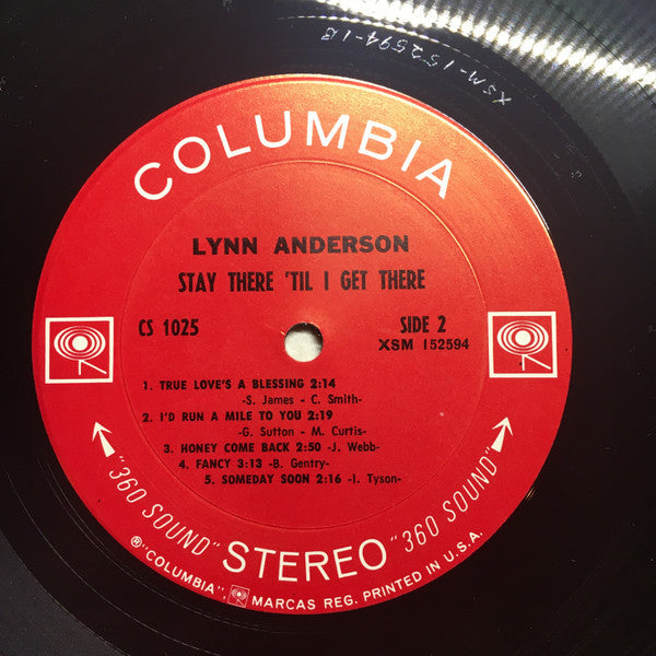 Lynn Anderson - Stay There 'Til I Get There - LP