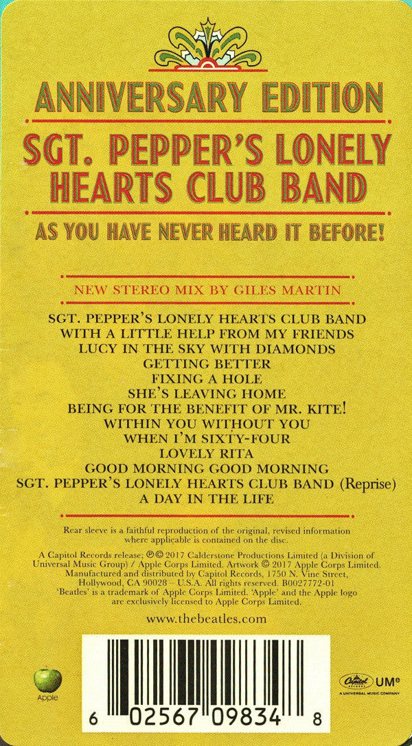 The Beatles - Sgt. Pepper's Lonely Hearts Club Band - LP