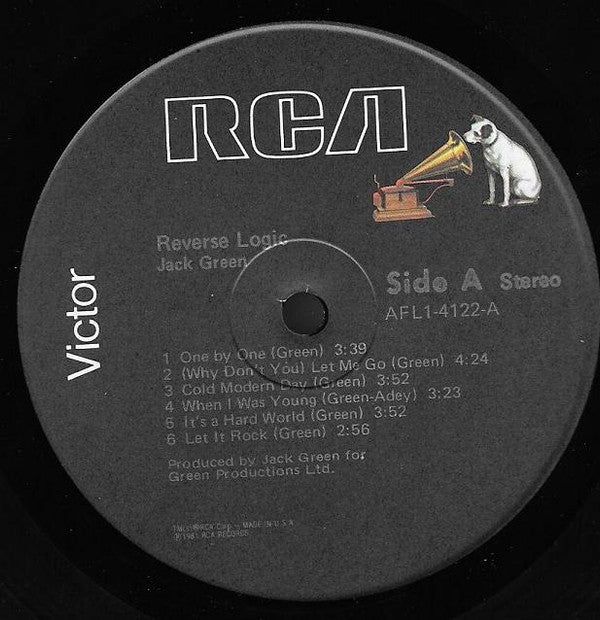 Jack Green - Reverse Logic - LP