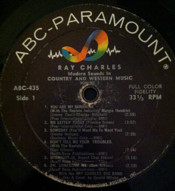 Ray Charles - Modern Sounds In Country And Western Music (Volume Two) - LP