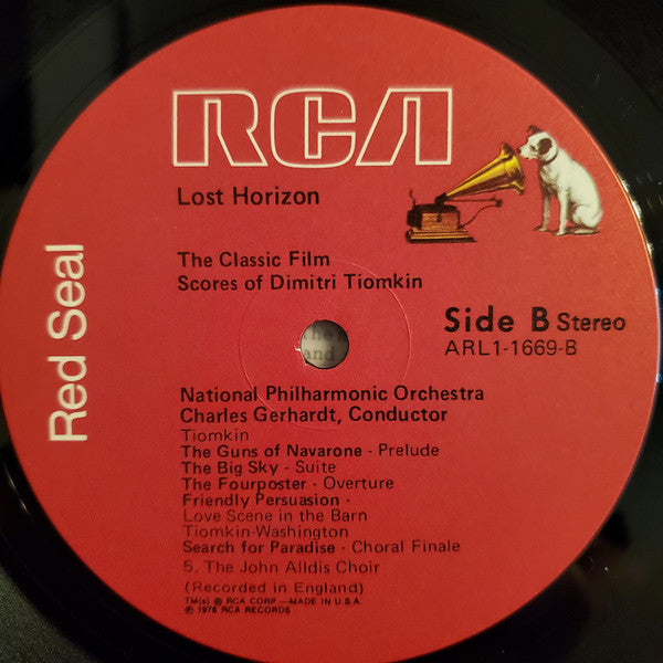 Tiomkin* / National Philharmonic Orchestra - Lost Horizon - The Classic Film Scores Of Dimitri Tiomkin - LP