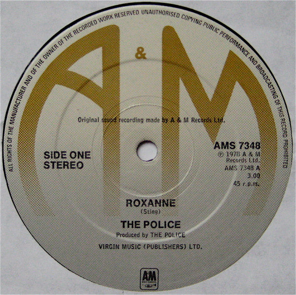 The Police - Roxanne - LP