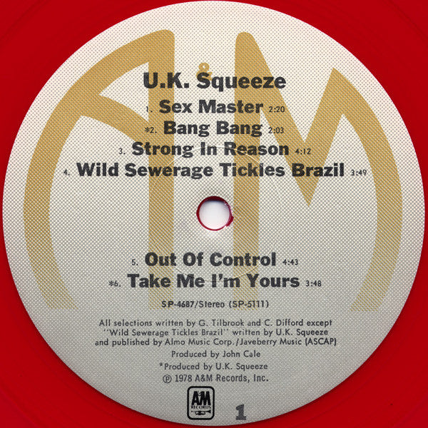U.K. Squeeze* - U.K. Squeeze - LP