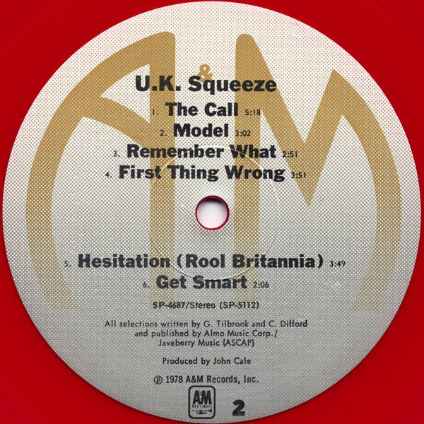U.K. Squeeze* - U.K. Squeeze - LP