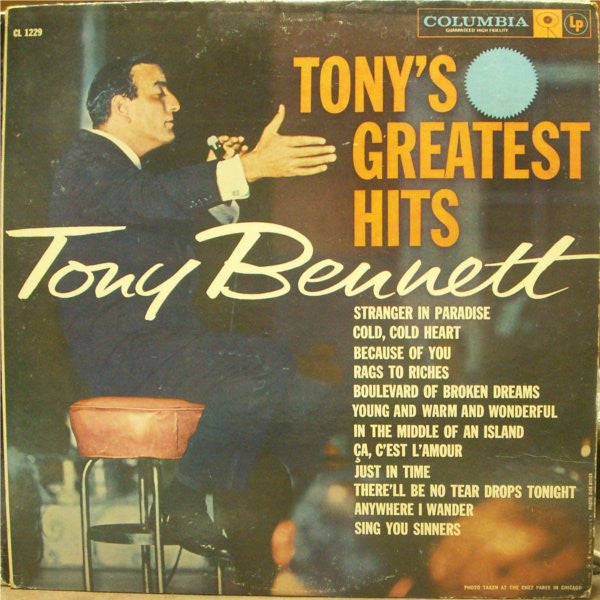 Tony Bennett - Tony's Greatest Hits - LP