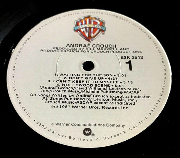 Andraé Crouch - Don't Give Up - LP