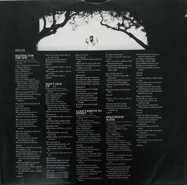 Andraé Crouch - Don't Give Up - LP